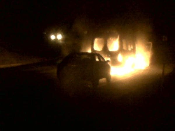 bus quemado