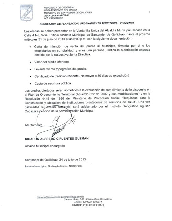 Convocatoria Pública 2