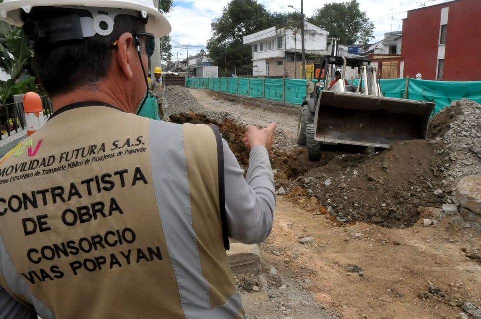 Retraso en obras en Popayán Retraso en obras en Popayán