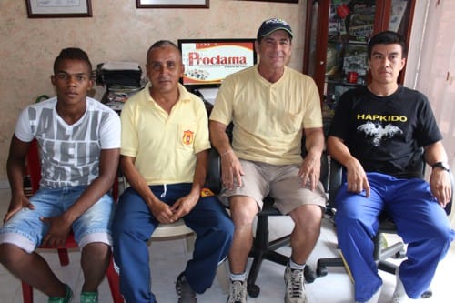 John Felipe Sandoval Bolaños, Mauricio García, Pedro Morales, Iván Oswaldo Delgado. Deportistas denuncian