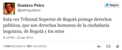 Twitter Gustavo Petro Twitter Gustavo Petro