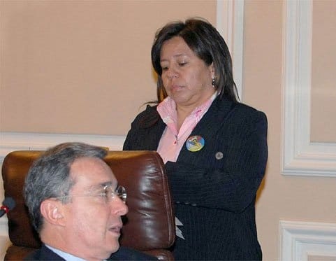 Álvaro Uribe y María del Pilar Hurtado maria-del-pilar-y-uribe