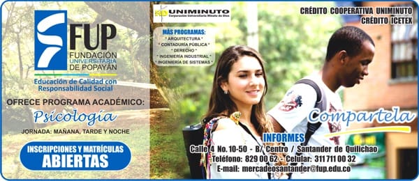 FUNDACIÓN UNIVERSITARIA DE POPAYÁN - PSICOLOGÍA FUP