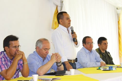 Luis Albeiro Villaquirán, César Díaz, Luis Eduardo Grijalba, Ricardo Cifuentes, mayor Simón Cornejo Luis Albeiro Villaquirán, César Díaz, Luis Eduardo Grijalba, Ricardo Cifuentes, mayor Simón Cornejo