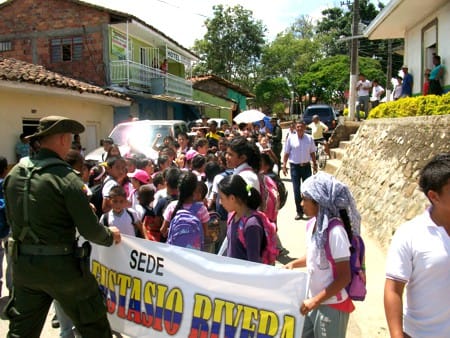 Marcha en Mondomo por la liberación de Dayana Marcha en Mondomo por la liberación de Dayana