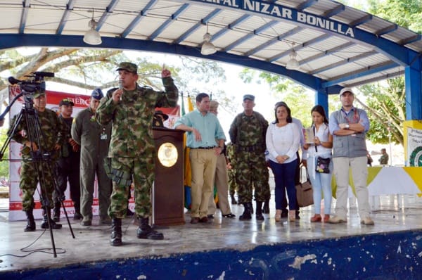 General Wilson Danilo Cabra Correa, comandante de la Fuerza de Tarea Apolo Mindefensa Miranda 2