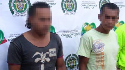 capturados por su probable participación en asaltos a buses de servicio público capturados