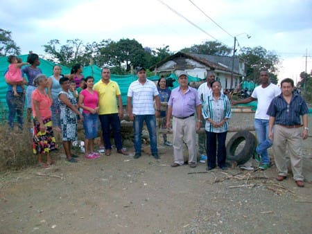 Taponan la carrera 18 de Santander de Quilichao Taponan la carrera 18 de Santander de Quilichao