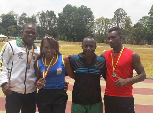 Carol Corrales, Yesid Viáfara Zapata y Jerson Ramírez CAMPEONATO NACIONAL MENORES 1