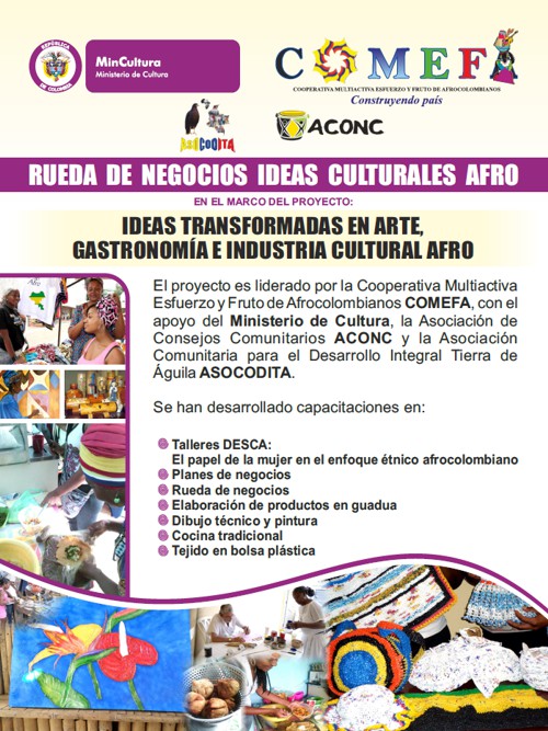 RUEDA DE NEGOCIOS INDUSTRIAS CULTURALES AFRO - COMEFA INDUSTRIAS CULTURALES AFRO - COMEFA