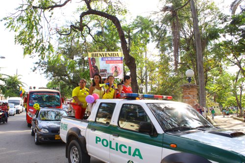 Laura Marcela Cosme - Recibimiento en Santander de Quilichao Laura Marcela