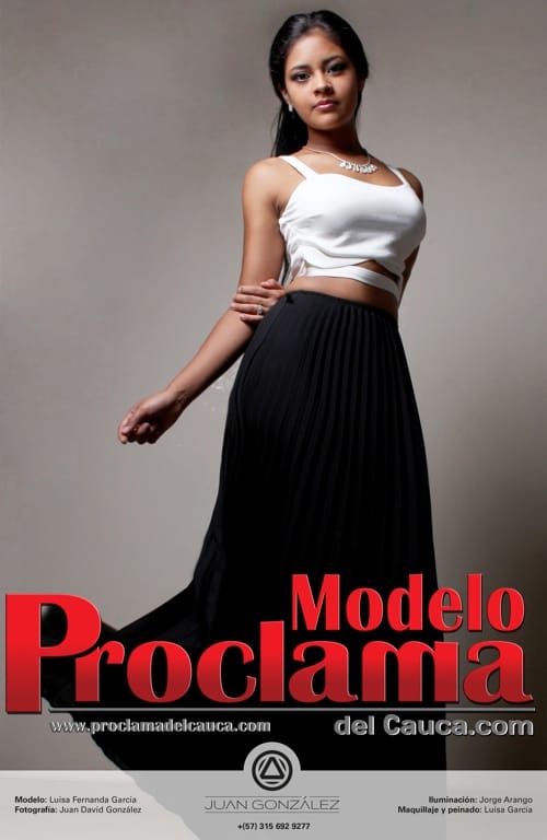 Luisa Fernanda García - Modelo Proclama del Cauca Luisa Fernanda García2