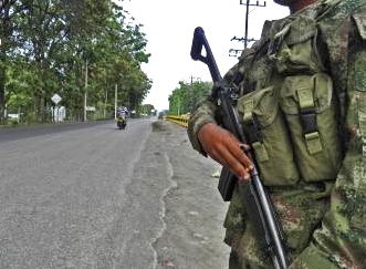 Retén del Ejército en Cauca Retén del Ejército en Cauca