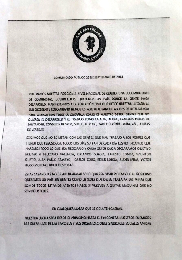 Amenazas