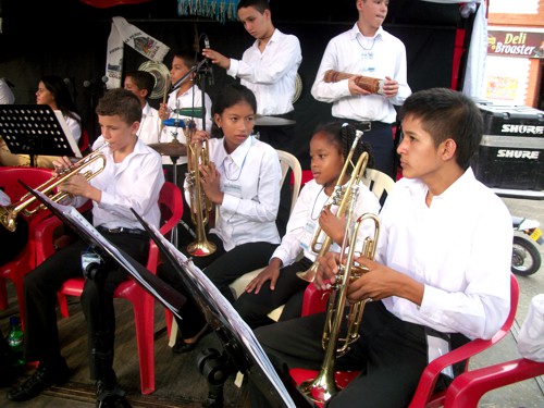 XII Festival de Música Campesina Colombiana en Caloto Banda Escuela Música de Miranda