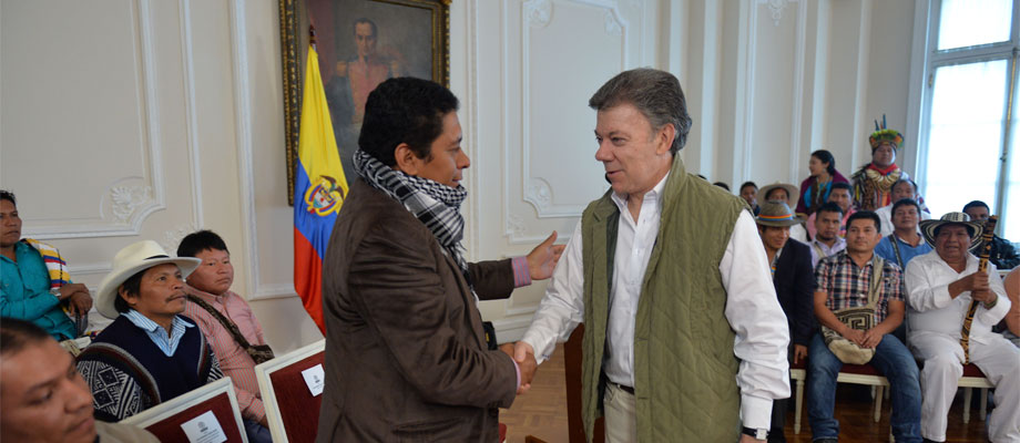 Diálogo con el Consejero Mayor de la Organización Nacional Indígena de Colombia Diálogo con el Consejero Mayor de la Organización Nacional Indígena de Colombia