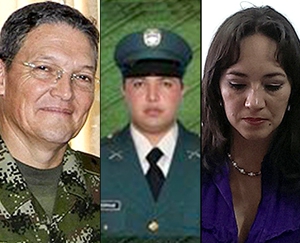 Liberados por las Farc el general Alzate y sus acompañantes Liberados por las Farc el general Alzate y sus acompañantes