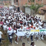 MARCHA POR LA NO VIOLENCIA EN GUACHENE