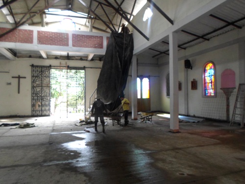 Obras en la Parroquia San José - Balboa - Cauca Obras en la Parroquia San José - Balboa - Cauca