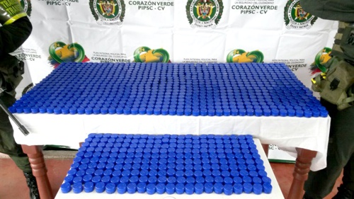 Policía incautó tapas para licor adulterado en Cauca Policía incautó tapas para licor adulterado en Cauca1