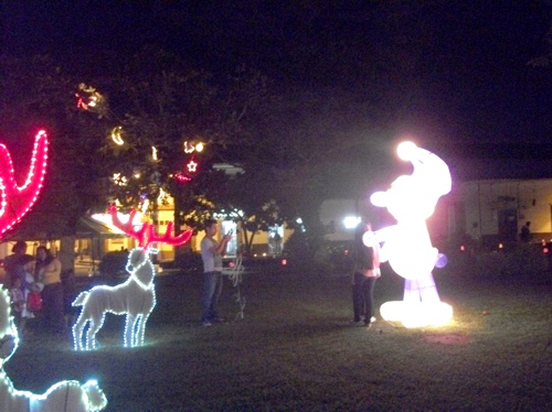 La magia de la Navidad llegó a Caloto Alumbrado Navideño Caloto2