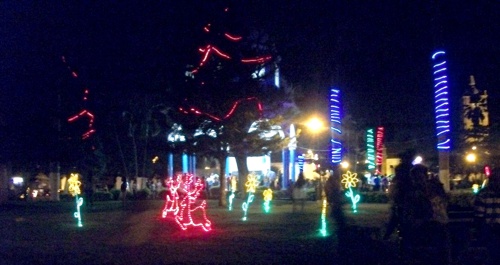 La magia de la Navidad llegó a Caloto Alumbrado Navideño Caloto3