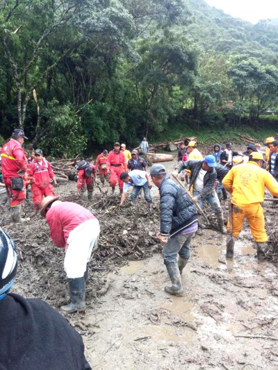 Avalancha en Jambaló causó temor en sus habitantes Avalancha en Jambaló - Cauca1