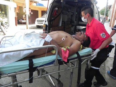 Delincuente herido