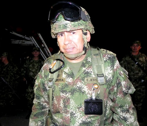 Jorge Herrera - comandante de la brigada 21 del Ejército