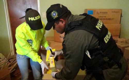 La Policía incautó una tonelada de pólvora en Popayán La Policía incautó una tonelada de pólvora en Popayán1