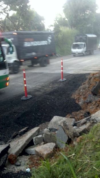 Otra vez atentaron contra la vía Panamericana en el Cauca-Pescador Otra vez atentaron contra la vía Panamericana en el Cauca-Pescador