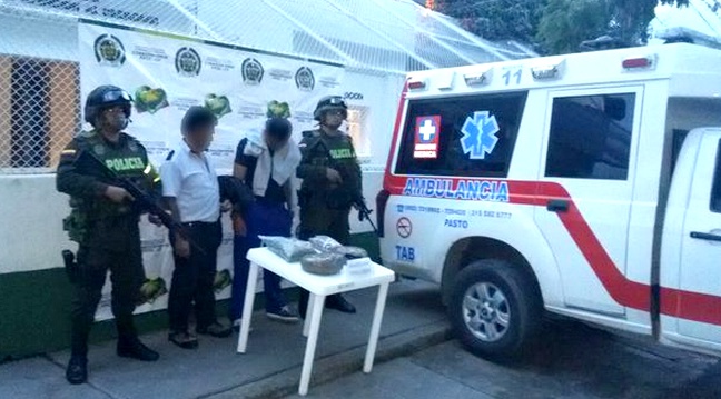 Asegurado por transportar marihuana en una ambulancia Asegurado por transportar marihuana en una ambulancia