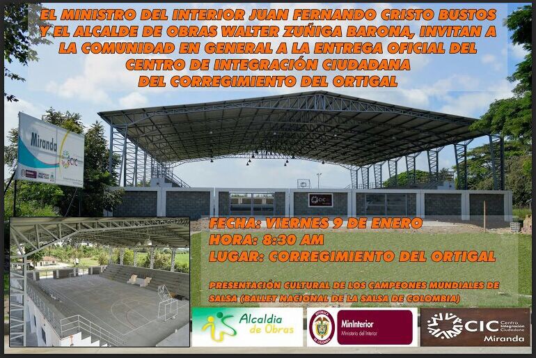 Centro de Integración Ciudadana - El Ortigal - Miranda - Cauca Centro de Integración Ciudadana - El Ortigal - Miranda - Cauca