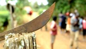 Ataque a machete Mató a su mamá a machete en Puracé
