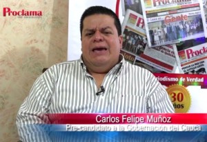 Carlos Felipe Muñoz - Proclama del Cauca