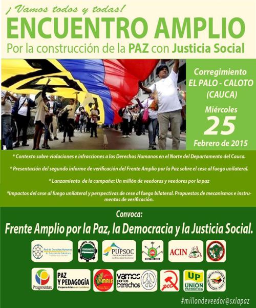 ENCUENTRO FRENTE AMPLIO EN CALOTO