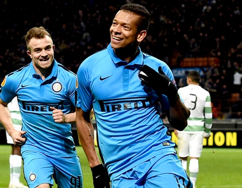 Golazo de Fredy Guarín del Inter frente al Celtic Golazo de Fredy Guarín del Inter frente al Celtic
