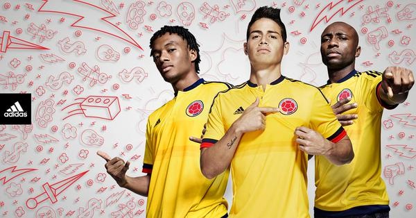 Jugadores de la Selección Colombia presentan nueva camiseta Jugadores de la Selección Colombia presentan nueva camiseta