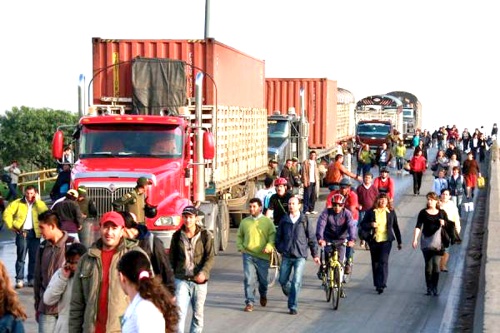 Paro de camioneros en Colombia Paro de camioneros en Colombia