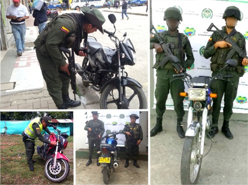 Policía Cauca recuperó motocicletas hurtadas Policía Cauca recuperó motocicletas hurtadas