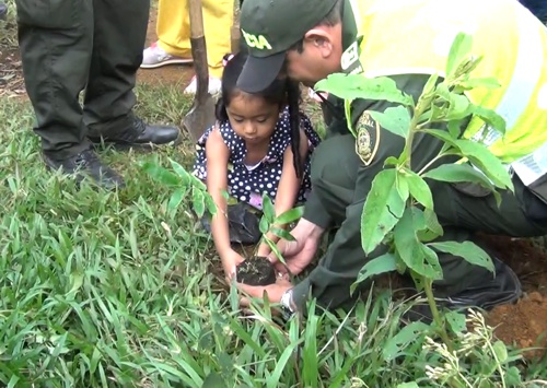 Policía - humedales - Santander de Quilichao - Cauca Policía - humedales - Santander de Quilichao - Cauca