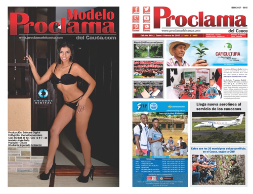Proclama del Cauca - Edición No. 348 - Enero - Febrero de 2014 Portadas Proclama del Cauca - Edición No. 348 - Enero - Febrero de 2014