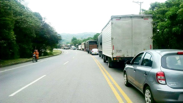 vía Panamericana Cali - Popayán Restablecido el paso en la vía Panamericana Cali - Popayán