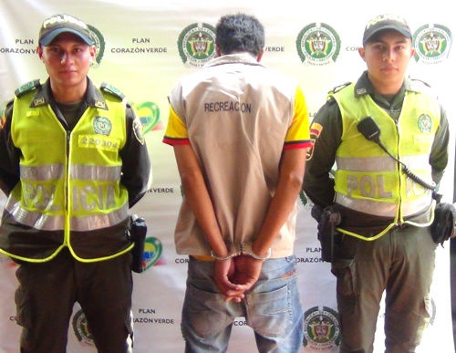 Capturado - Policía Cauca Capturado - Policía Cauca