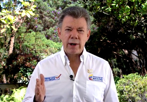 Juan Manuel Santos - presidente de Colombia