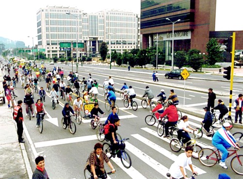 Las ciclovías de Bogotá Las ciclovías de Bogotá