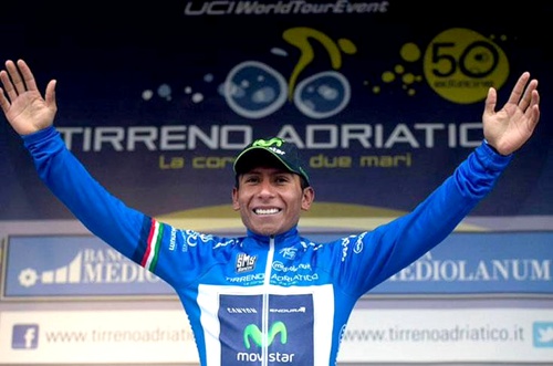 Nairo Quintana se coronó campeón de la Tirreno-Adriático, en Italia Nairo Quintana - Tirreno Adriático