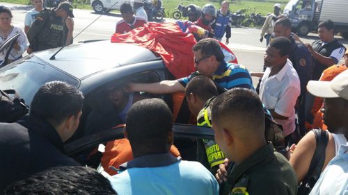 accidente peaje 7