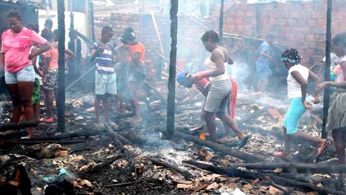 Incendio en el oriente de Cali Incendio en el oriente de Cali1