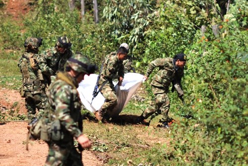 Militares muertos en Buenos Aires, Cauca Militares muertos en Buenos Aires, Cauca